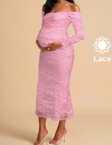 Rochie lunga SHEIN Maternity, roz