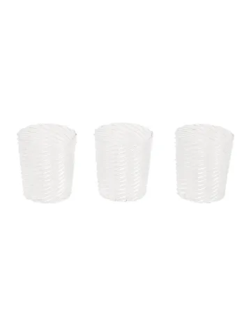 Set pahare de plastic 3 bucati ACTION, transparent
