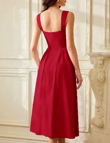 Rochie medie SHEIN, rosu