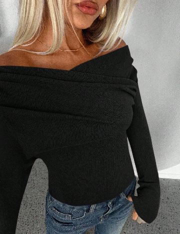 Bluza SHEIN, negru