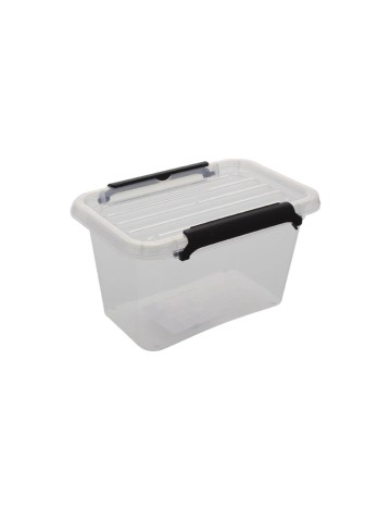 Cutie mica de depozitare cu capac, 650 ml PLAST1, transparent