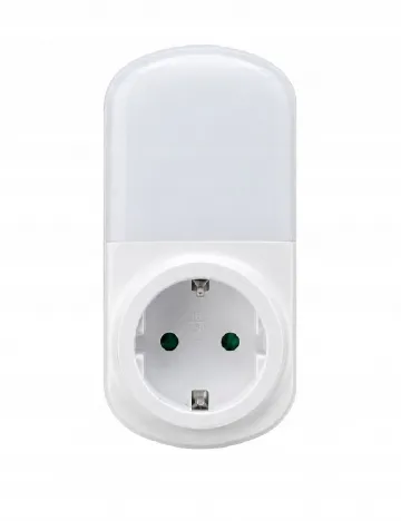 Priza cu lumina LED RGB+ ACTION, alb