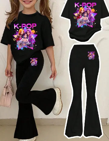 Compleu Shein Kids, negru