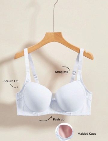 Sutien SHEIN, alb