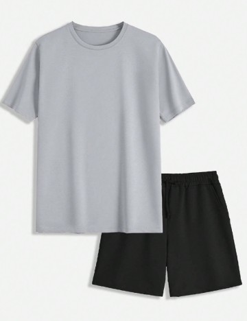 Compleu SHEIN, negru/gri
