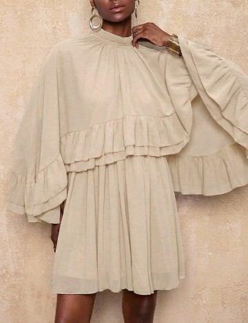 Rochie scurta SHEIN, bej