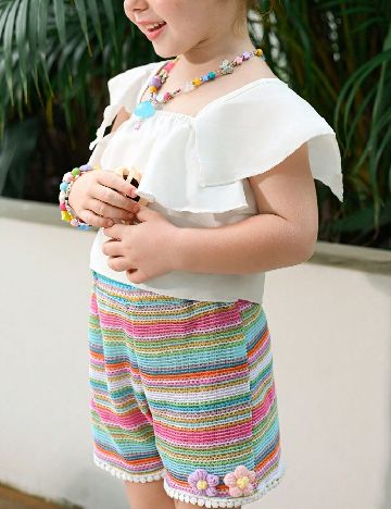 Pantaloni scurti Shein Kids, mix culori