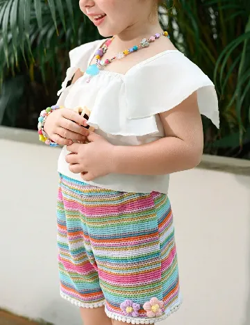 Pantaloni scurti Shein Kids, mix culori