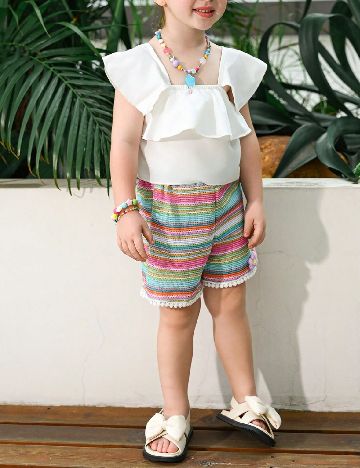 Pantaloni scurti Shein Kids, mix culori