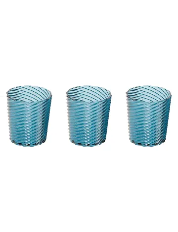 Set pahare de plastic 3 bucati ACTION, albastru