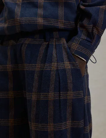 Pantaloni Musero, bleumarin