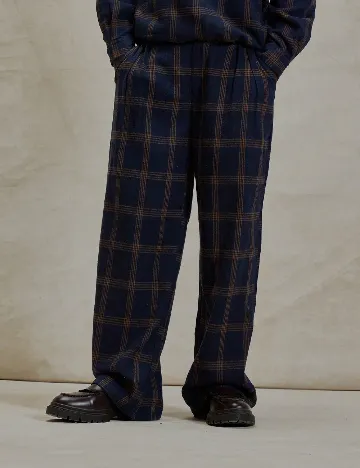 Pantaloni Musero, bleumarin