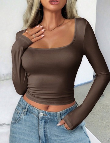 Bluza SHEIN, maro