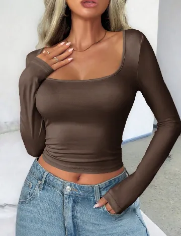 Bluza SHEIN, maro