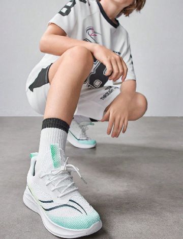 Adidasi Shein Kids, alb