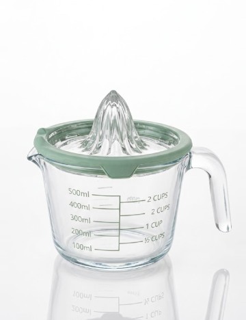 Cana de măsurat cu storcător de citrice Excellent Houseware, transparent