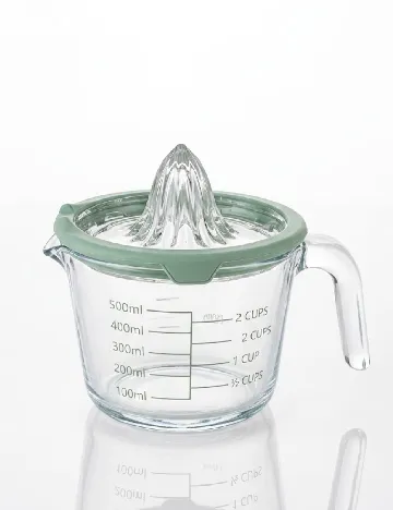 Cana de măsurat cu storcător de citrice Excellent Houseware, transparent