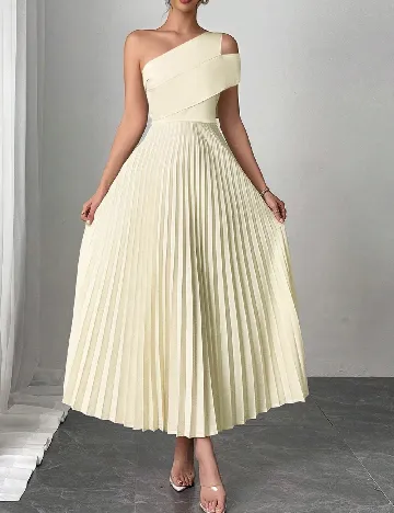 Rochie lunga SHEIN, galben deschis