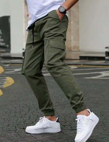 Pantaloni SHEIN, kaki