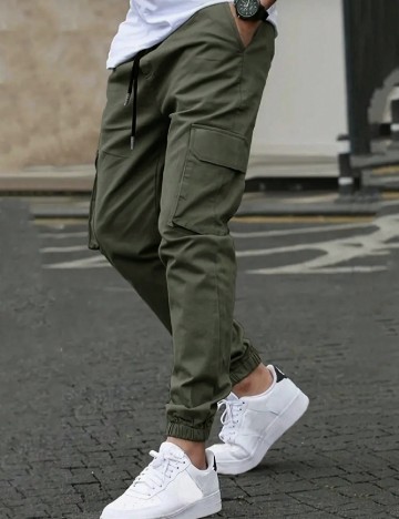 Pantaloni SHEIN, kaki