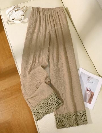 Pantaloni SHEIN CURVE, maro