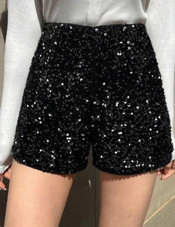 Pantaloni scurti Dazy, negru