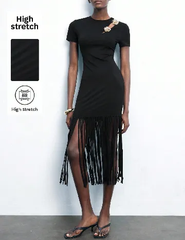 Rochie medie SHEIN, negru