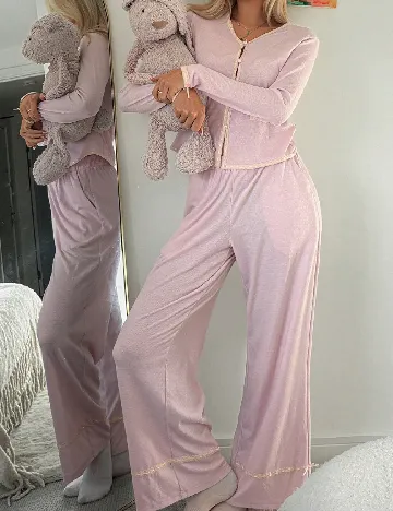 Pijama Dazy, roz deschis
