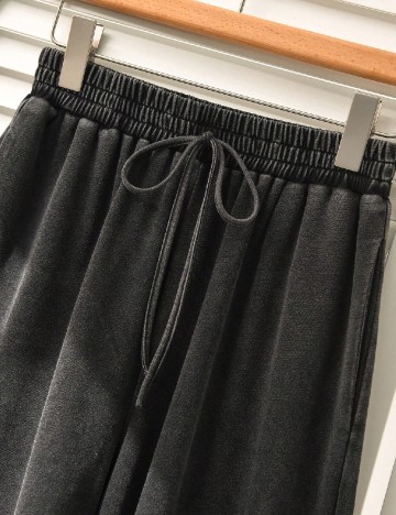 Pantaloni SHEIN, gri inchis