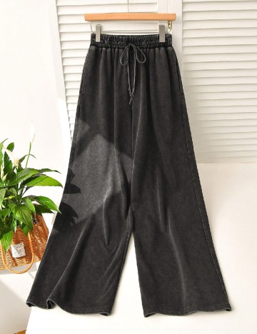 Pantaloni SHEIN, gri inchis