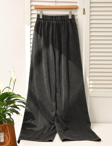 Pantaloni SHEIN, gri inchis