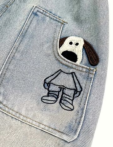Blugi Shein Kids, albastru