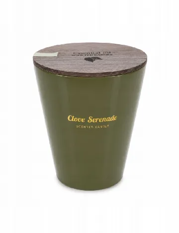 Lumanare parfumata Clove Serenade ACTION, verde inchis