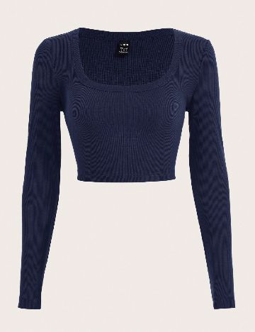Top SHEIN, bleumarin