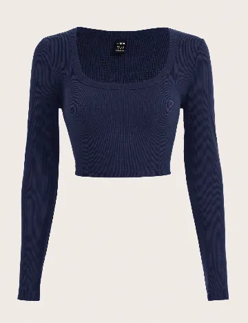 Top SHEIN, bleumarin