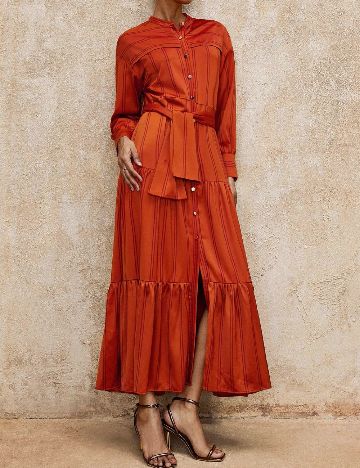 Rochie medie SHEIN, portocaliu