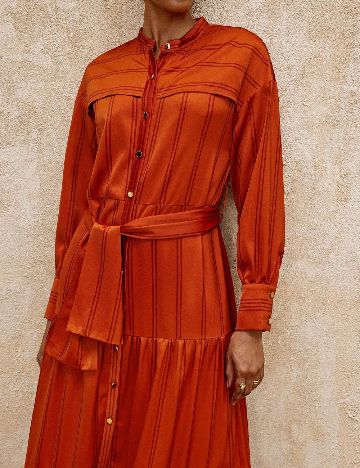 Rochie medie SHEIN, portocaliu