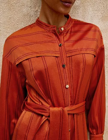 Rochie medie SHEIN, portocaliu