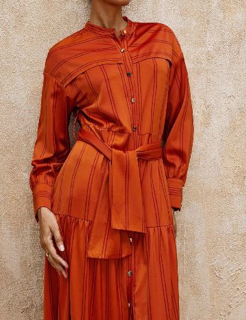 Rochie medie SHEIN, portocaliu