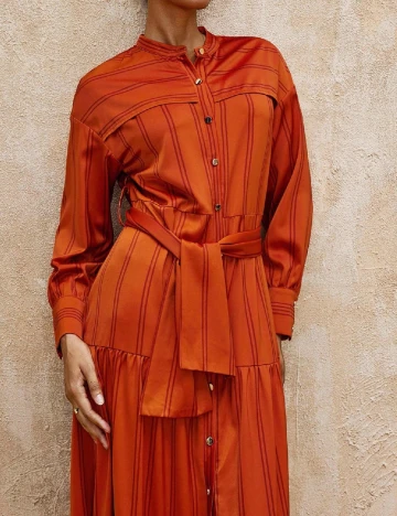 Rochie medie SHEIN, portocaliu