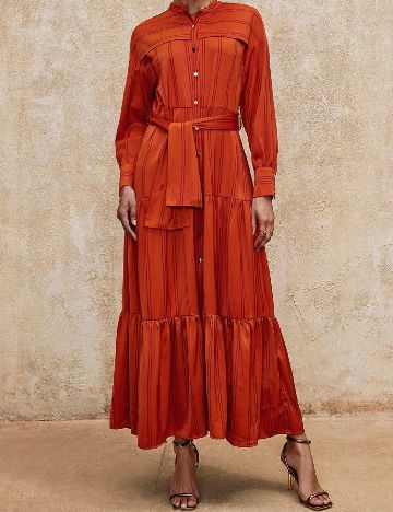 Rochie medie SHEIN, portocaliu