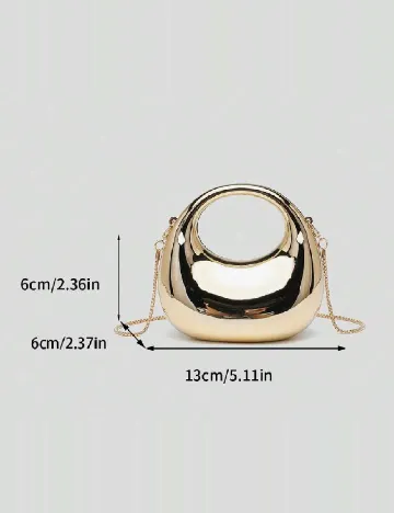 Mini Geanta SHEIN, auriu