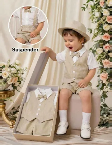 Compleu Shein Kids, crem/alb