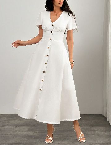 Rochie lunga SHEIN, alb