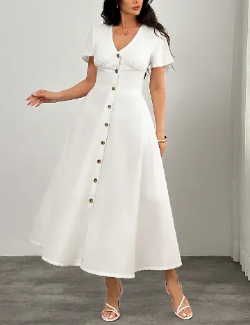 Rochie lunga SHEIN, alb
