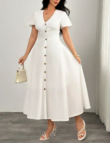 Rochie lunga SHEIN, alb