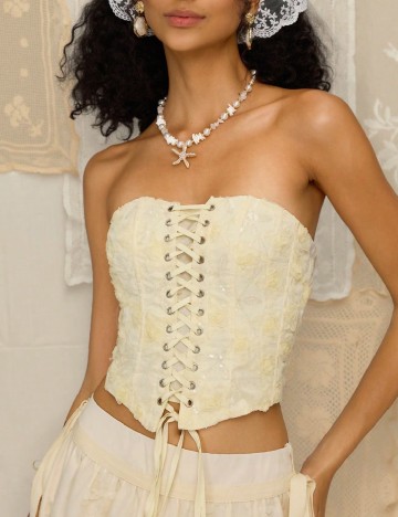 Corset SHEIN, galben