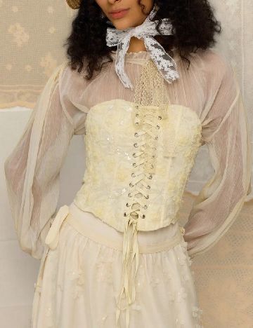Corset SHEIN, galben