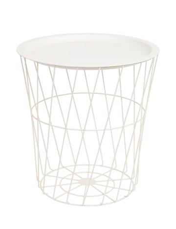 Cos de depozitare Studio Home, alb