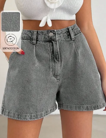 Pantaloni scurti SHEIN, gri